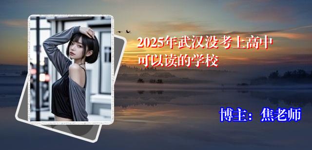 2025年武汉没考上高中可以读的学校