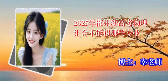 2025年郴州新高考物理组合不能报哪些专业