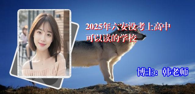 2025年六安没考上高中可以读的学校