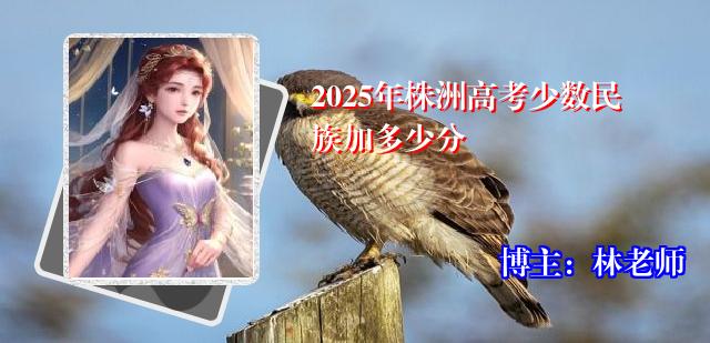 2025年株洲高考少数民族加多少分