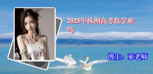 2025年株洲高考数学难吗