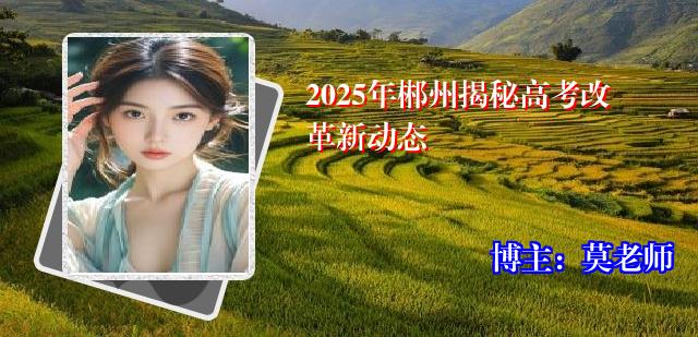 2025年郴州揭秘高考改革新动态