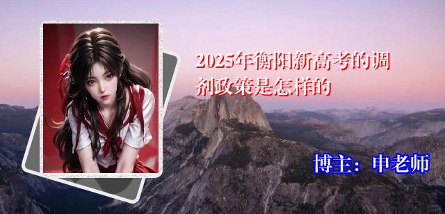 2025年衡阳新高考的调剂政策是怎样的