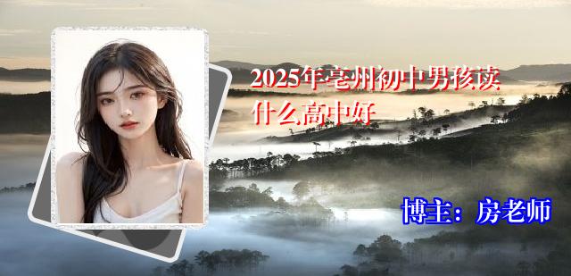 2025年亳州初中男孩读什么高中好
