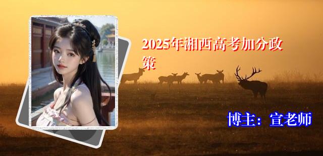 2025年湘西高考加分政策