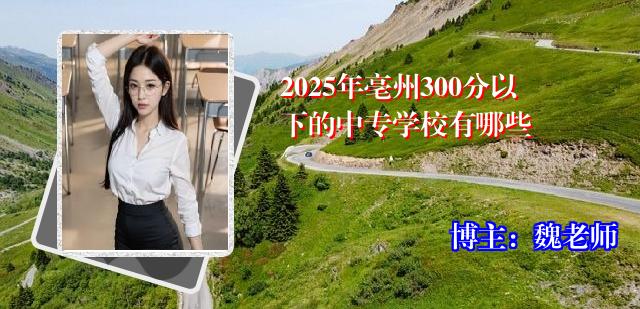 2025年亳州300分以下的中专学校有哪些