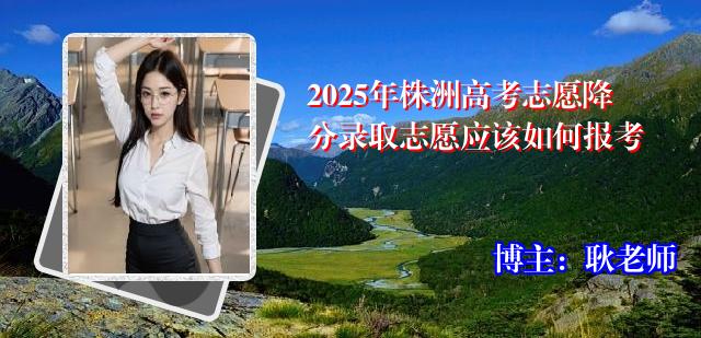 2025年株洲高考志愿降分录取志愿应该如何报考