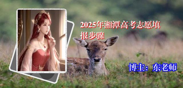 2025年湘潭高考志愿填报步骤