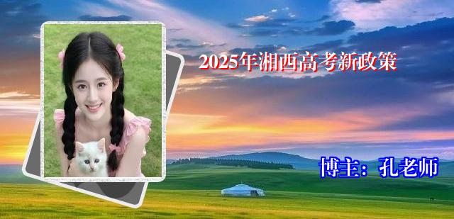2025年湘西高考新政策