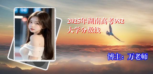 2025年湖南高考982大学分数线