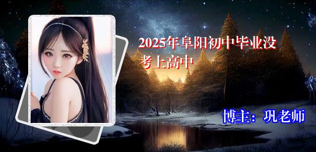 2025年阜阳初中毕业没考上高中