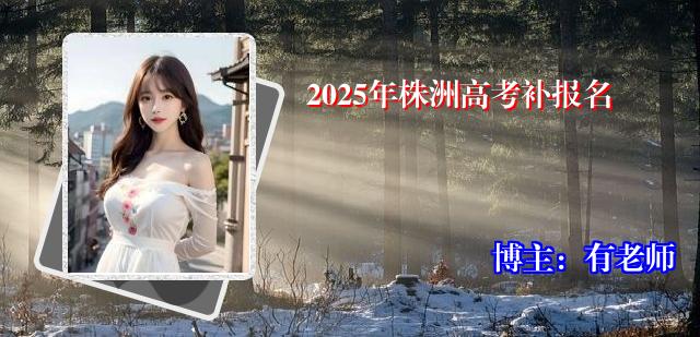 2025年株洲高考补报名