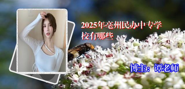 2025年亳州民办中专学校有哪些