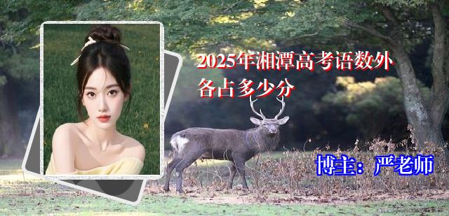 2025年湘潭高考语数外各占多少分