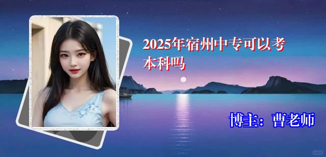 2025年宿州中专可以考本科吗