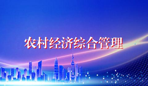 农村经济综合管理