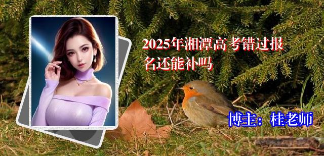 2025年湘潭高考错过报名还能补吗