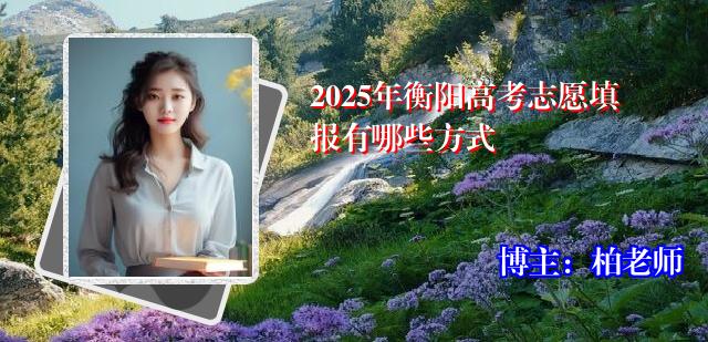 2025年衡阳高考志愿填报有哪些方式