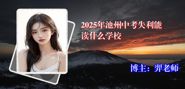 2025年池州中考失利能读什么学校