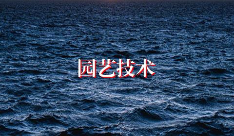 园艺技术