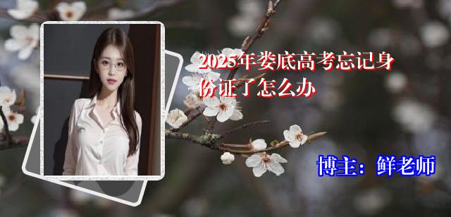 2025年娄底高考忘记身份证了怎么办