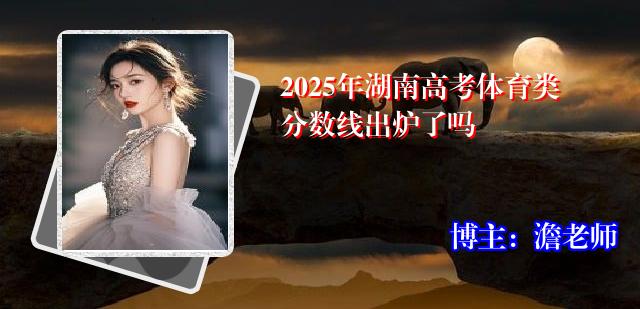2025年湖南高考体育类分数线出炉了吗
