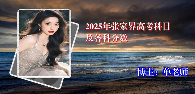 2025年张家界高考科目及各科分数