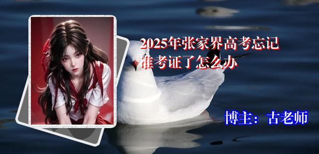 2025年张家界高考忘记准考证了怎么办