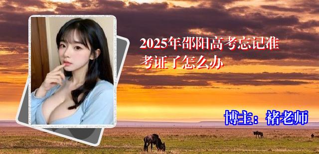 2025年邵阳高考忘记准考证了怎么办