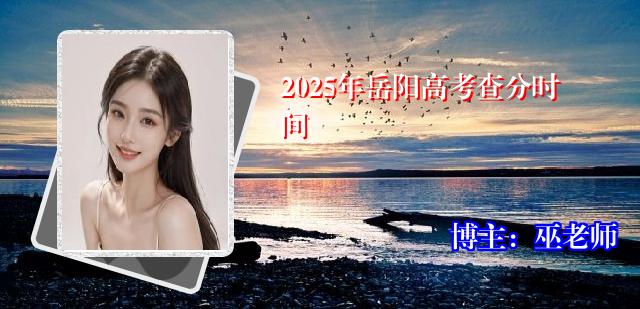 2025年岳阳高考查分时间
