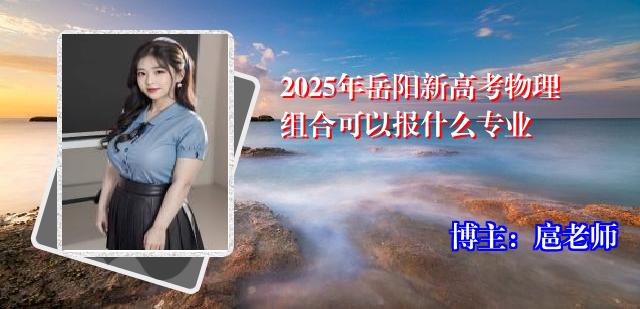 2025年岳阳新高考物理组合可以报什么专业