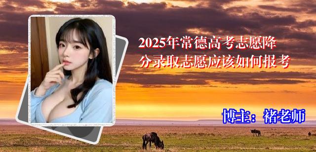 2025年常德高考志愿降分录取志愿应该如何报考