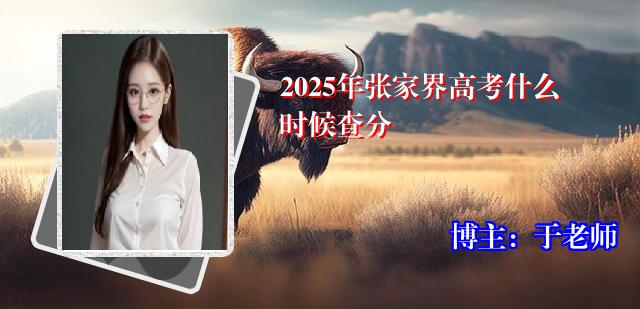 2025年张家界高考什么时候查分