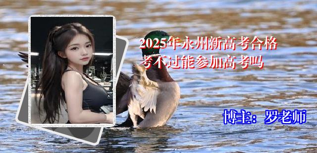 2025年永州新高考合格考不过能参加高考吗
