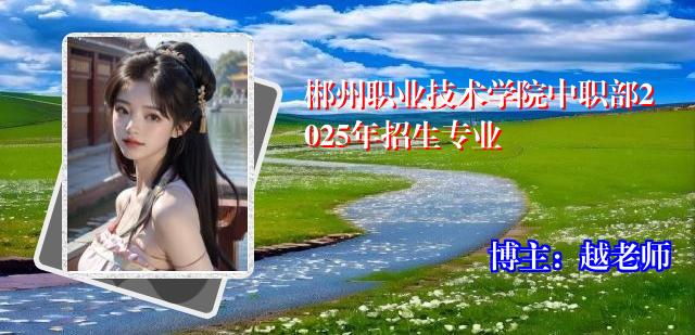 郴州职业技术学院中职部2025年招生专业