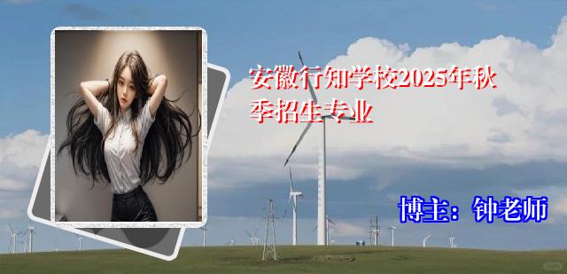 安徽行知学校2025年秋季招生专业