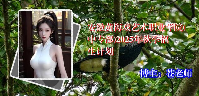 安徽黄梅戏艺术职业学院(中专部)2025年秋季招生计划