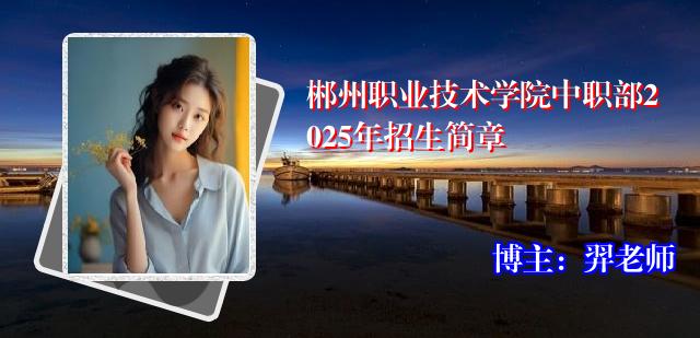 郴州职业技术学院中职部2025年招生简章
