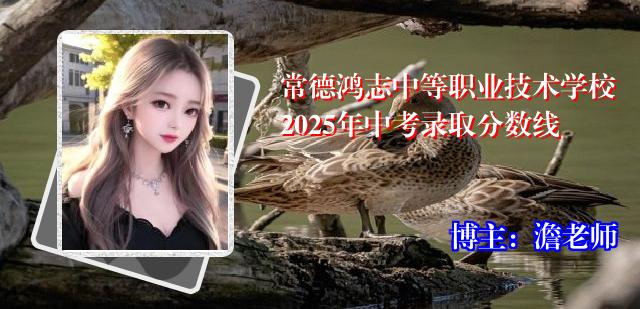 常德鸿志中等职业技术学校2025年中考录取分数线