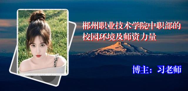 郴州职业技术学院中职部的校园环境及师资力量