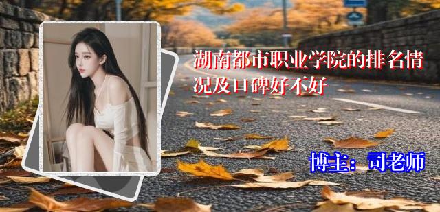 湖南都市职业学院的排名情况及口碑好不好