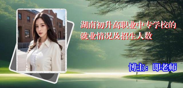 湖南初升高职业中专学校的就业情况及招生人数