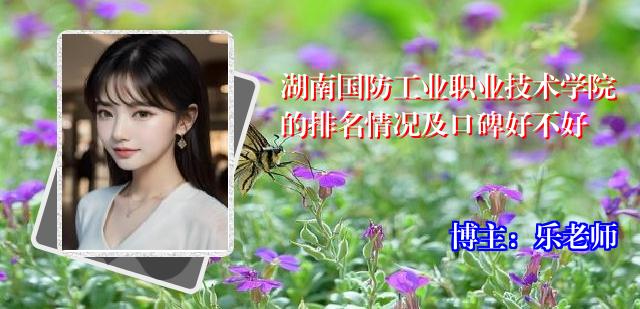 湖南国防工业职业技术学院的排名情况及口碑好不好