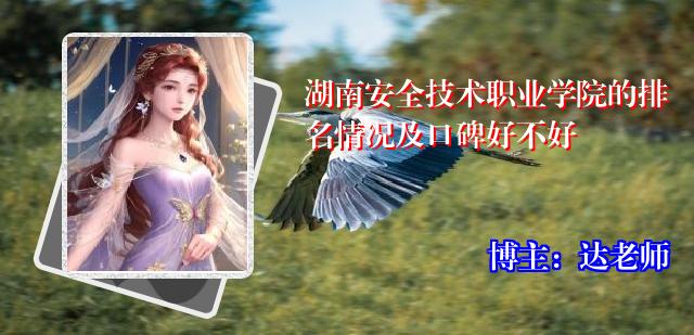 湖南安全技术职业学院的排名情况及口碑好不好