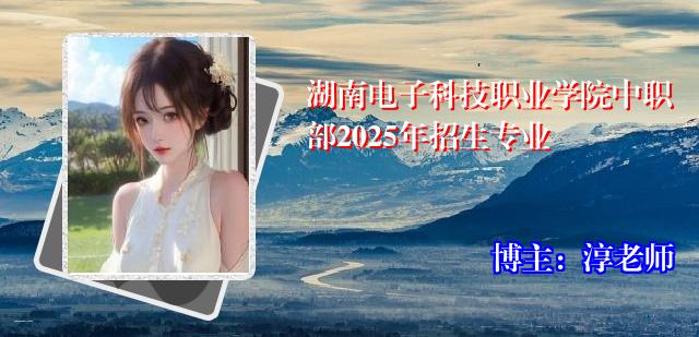 湖南电子科技职业学院中职部2025年招生专业