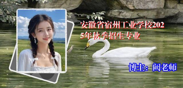 安徽省宿州工业学校2025年秋季招生专业