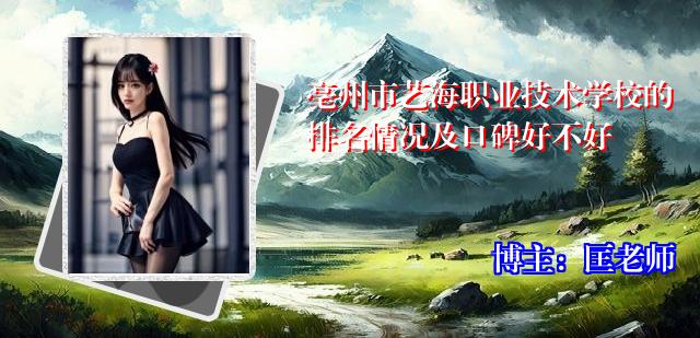 亳州市艺海职业技术学校的排名情况及口碑好不好