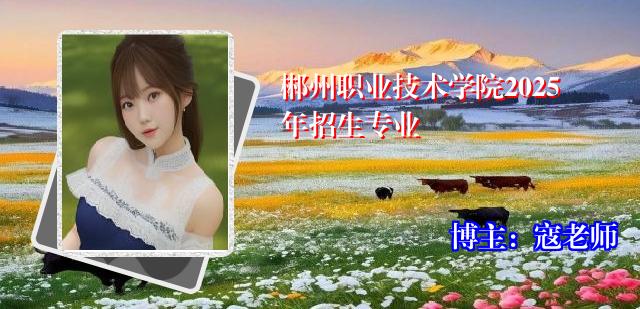 郴州职业技术学院2025年招生专业
