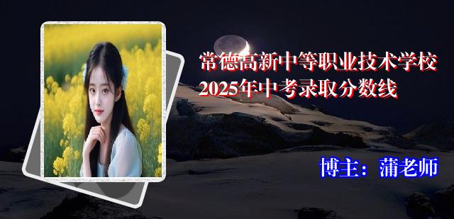 常德高新中等职业技术学校2025年中考录取分数线
