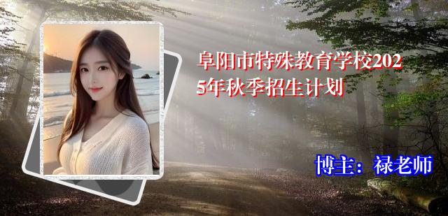 阜阳市特殊教育学校2025年秋季招生计划